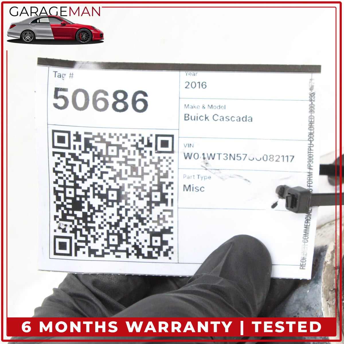 2016-2019 Buick Cascada Front Right Side Lower Control Arm 13371819 OEM
