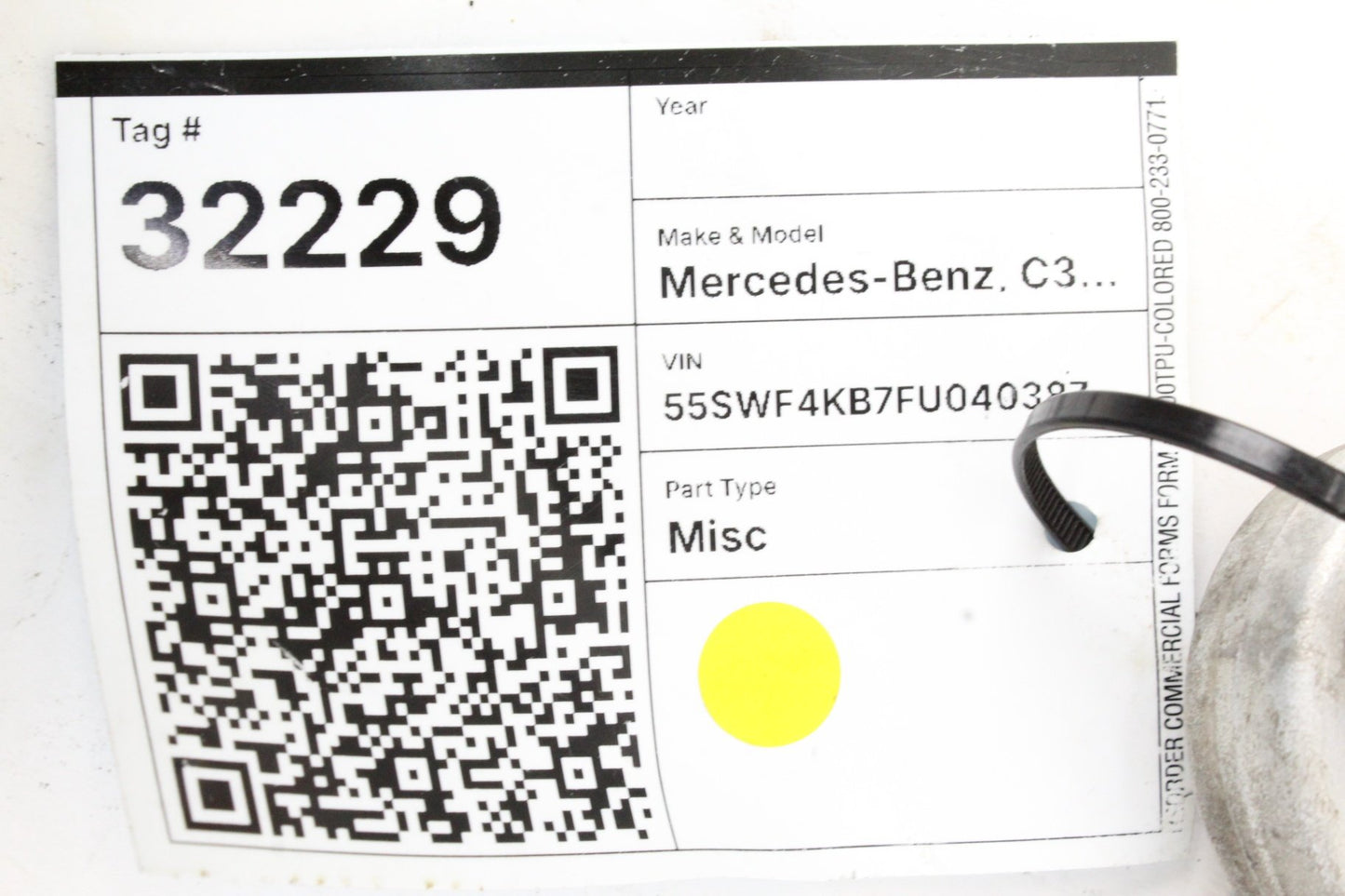 2015-2020 Mercedes-Benz C300 W205 Upper Control Arm Rear Left/Right 20407