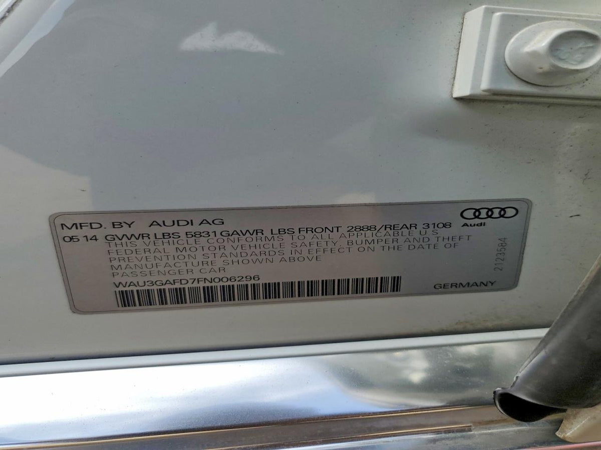 Parting Out- 2015 Audi A8 D4- 244