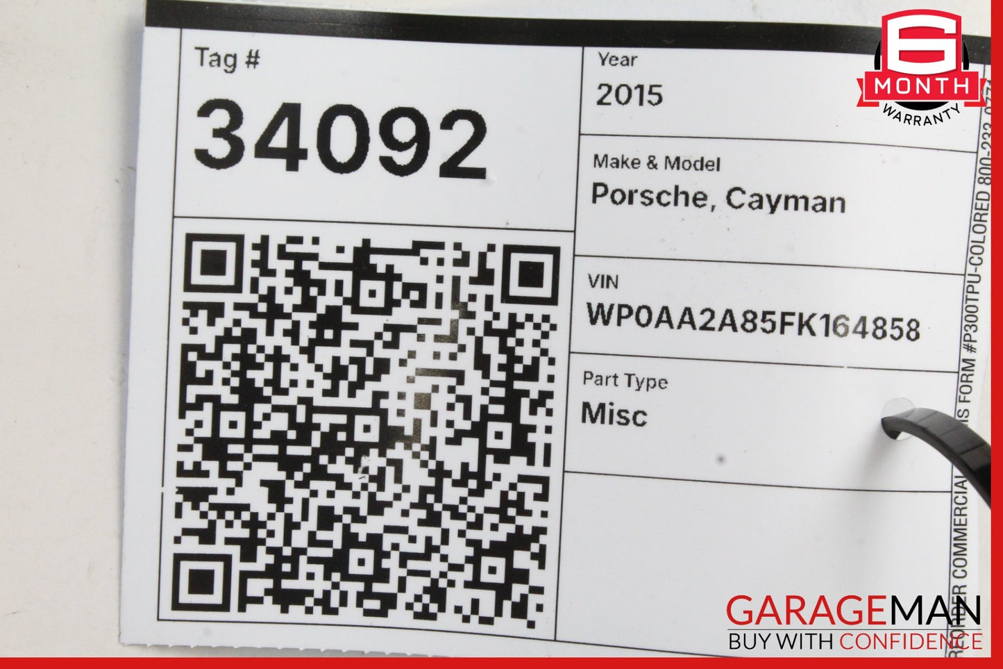 2013-2016 Porsche Cayman 981 Automatic Transmission Gear Shifter Selector OEM