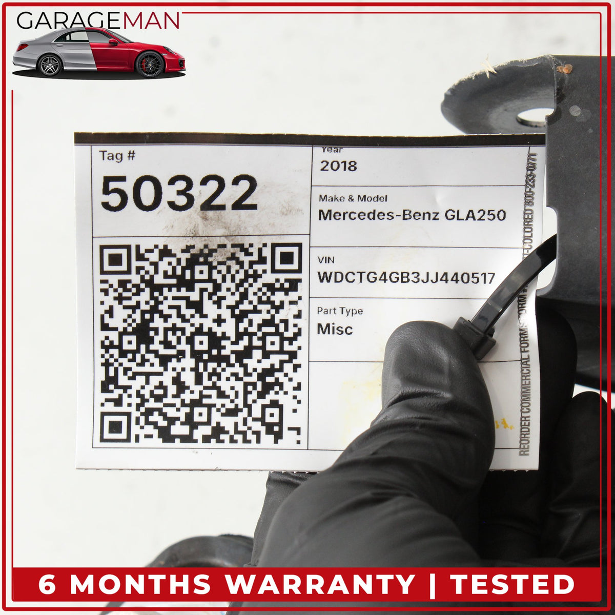 2014-2020 Mercedes X156 GLA250 CLA250 Rear Sub Frame Subframe Crossmember OEM