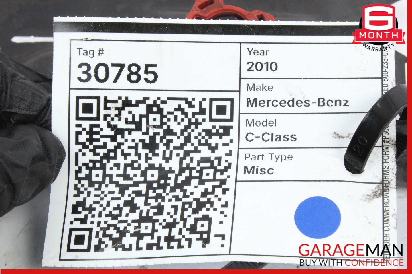 2008-2014 Mercedes W204 C300 Upper Radiator Core Support Bar 2046200072 OEM