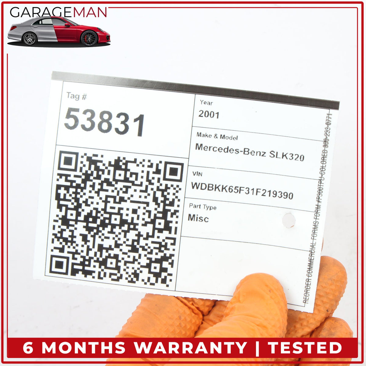 1997-2004 Mercedes R170 SLK320 Steering Lock Ignition Switch w/ 2 Keys OEM