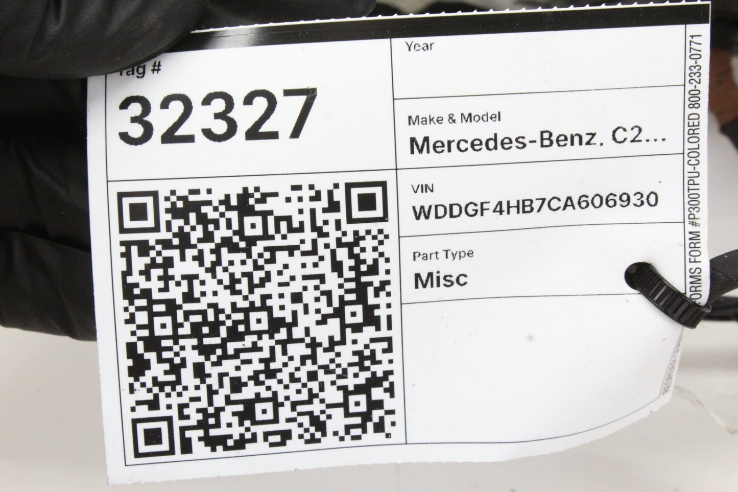 2012-2014 Mercedes C250 W204 Left Door Mirror OEM 2048108593