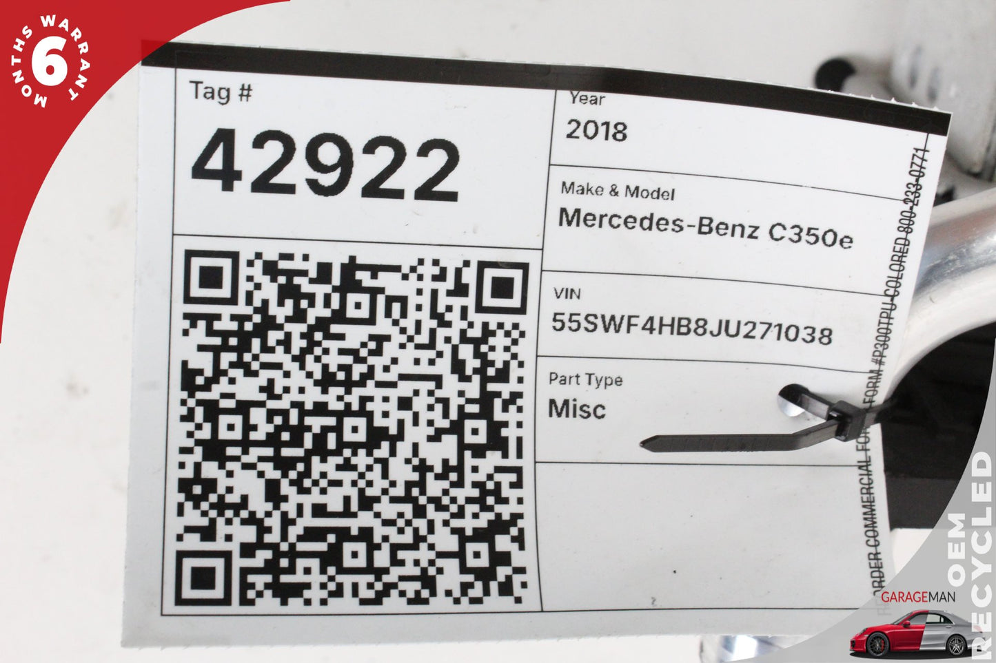 2015-2020 Mercedes W205 C350e Intercooler Air Cooler Radiator 2740900414 OEM
