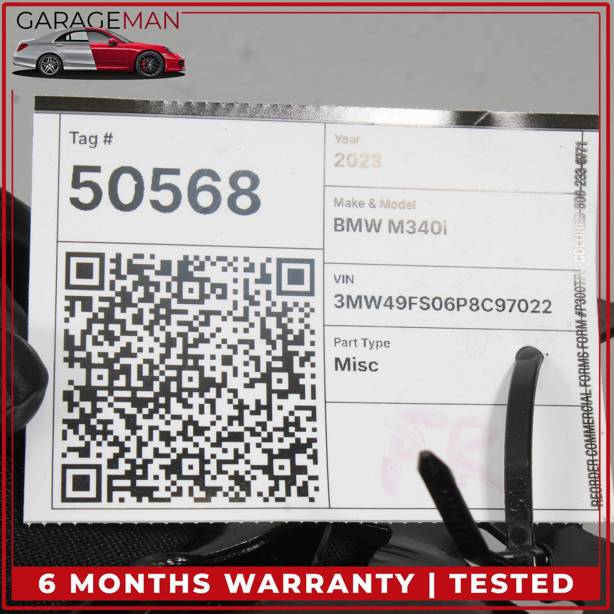 2019-2025 BMW M340i G20 Sedan Front Right Upper Seat Cushion 7472486