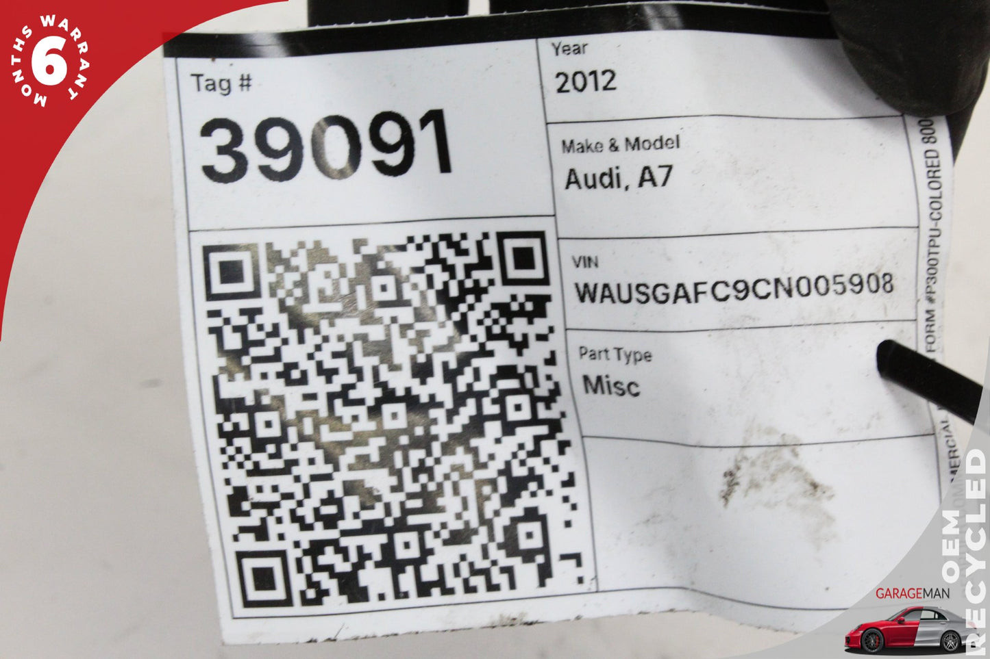 2012-2015 Audi A7 A6 3.0L Engine Computer Control Module Unit ECU 4G0907551A OEM