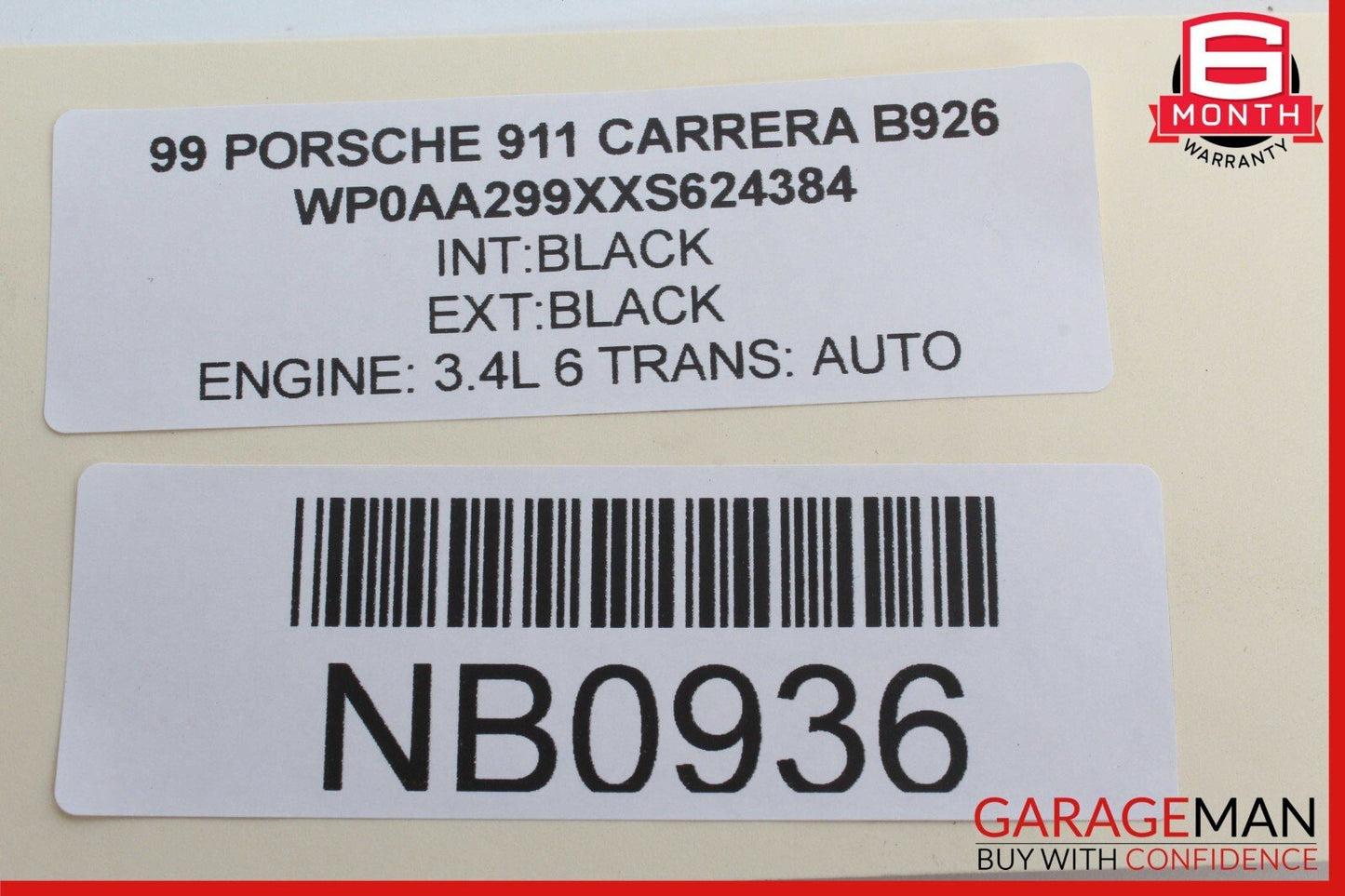 97-05 Porsche 911 Boxster 986 Front Right Door Airbag Air Bag OEM