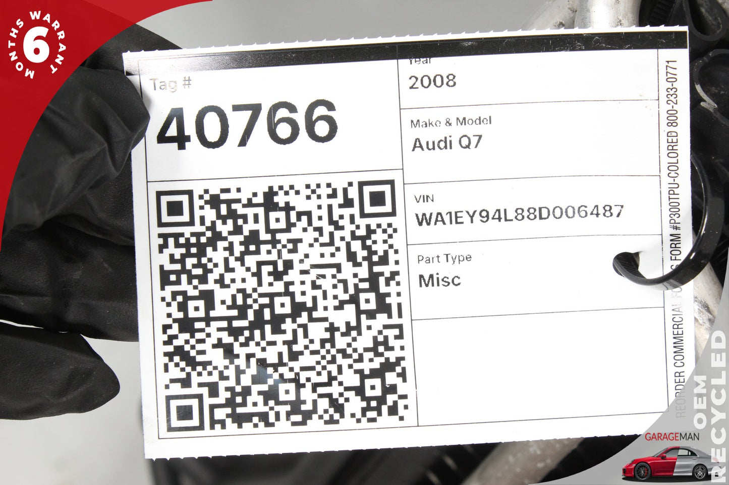 2007-2015 Audi Q7 Engine Cooling Radiator AC A/C Condenser Assy 7L0959455C OEM