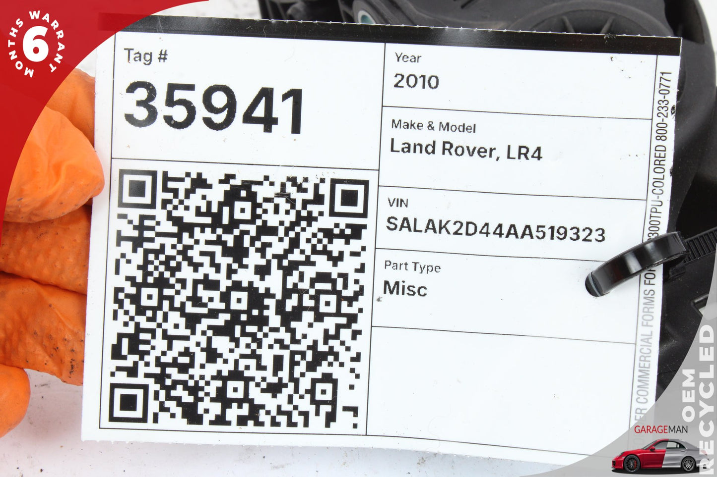 2010-2013 Land Rover LR4 SUV Gas Pedal Accelerator Throttle AH229F836AA OEM