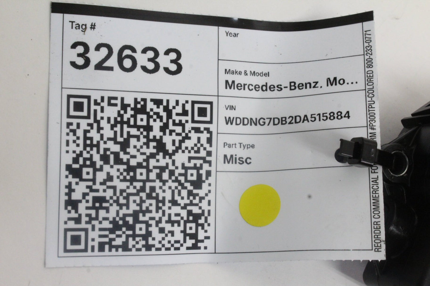 2007-2013 Mercedes-Benz S550 W221 Sedan Sun Roof Motor 2219066000 OEM