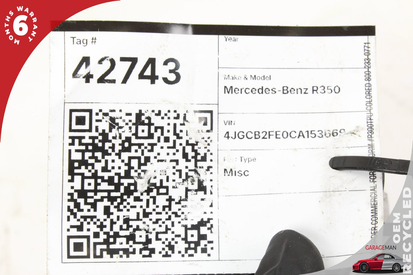 2009-2013 Mercedes-Benz R350 W251 SUV Power Steering Pump 0064663101