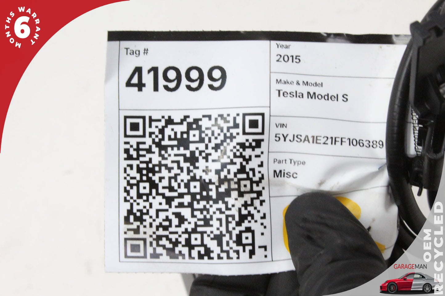2015 Tesla Model S 85D Hatchback Right Rear Door Lock Actuator 600891400D