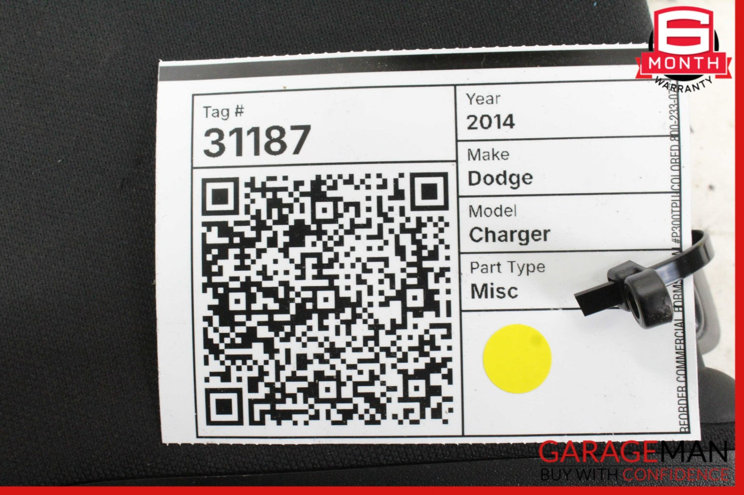 2011-2023 Dodge Charger LD Sedan Left Sun Visor 5PJ80DX9AA