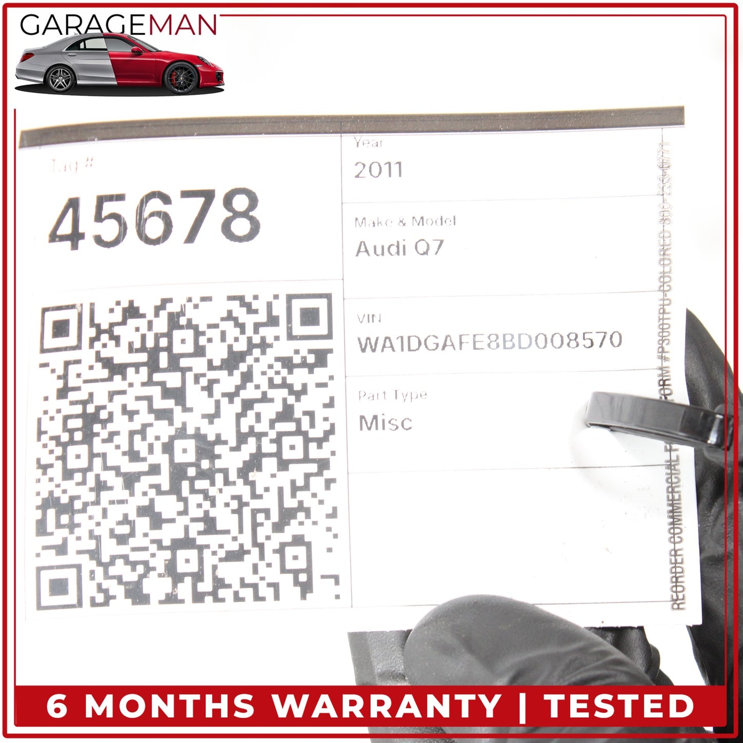 2007-2015 Audi Q7 SUV Radiator Core Support 4L0805594A OEM