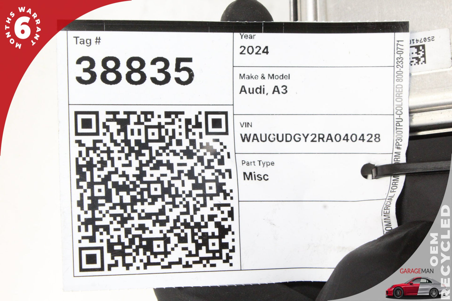 2022-2024 Audi A3 S3 Engine Control Computer Module 06Q907309 OEM