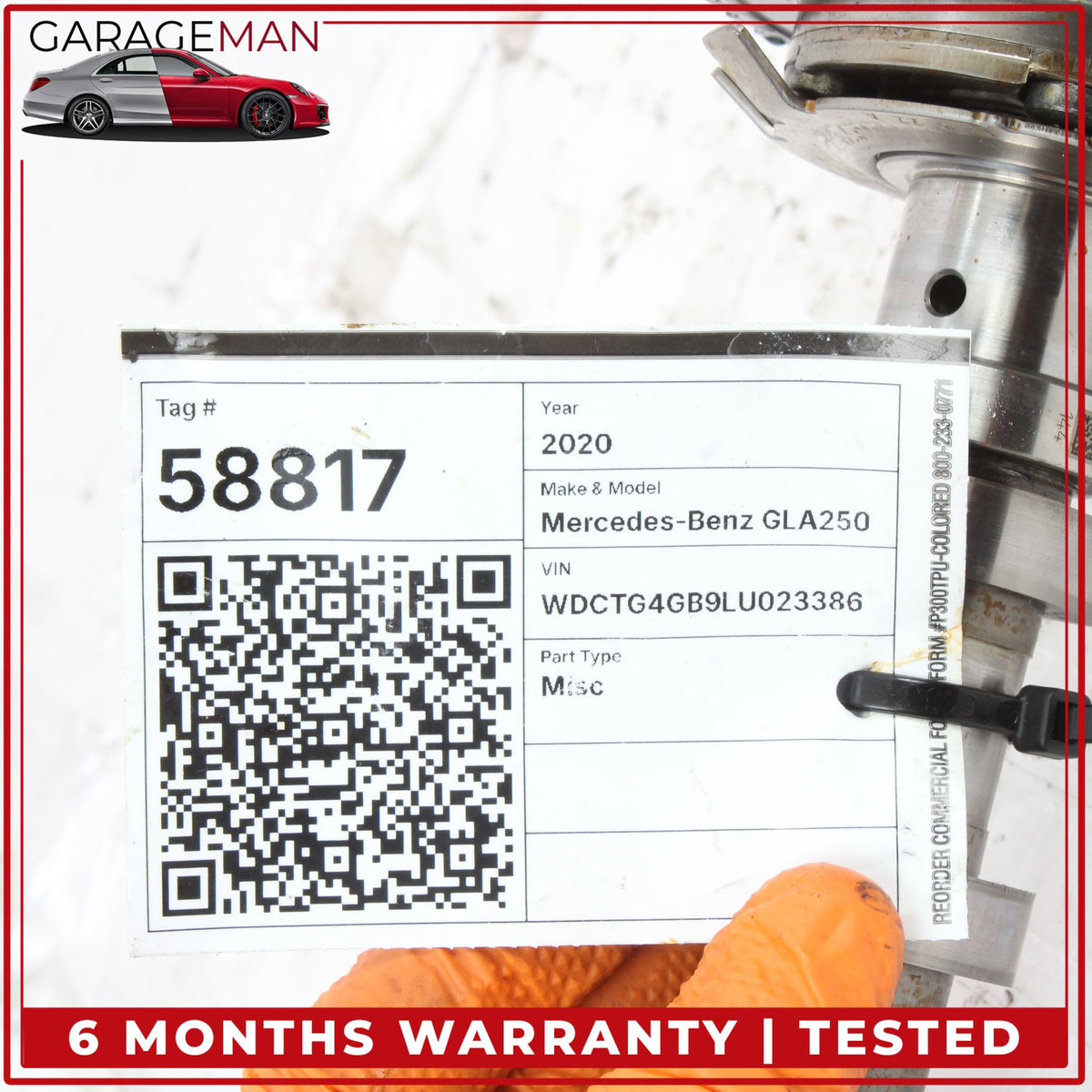 2015-2020 Mercedes X156 GLA250 CLA250 C300 Right Exhaust Camshaft 2760500278 OEM