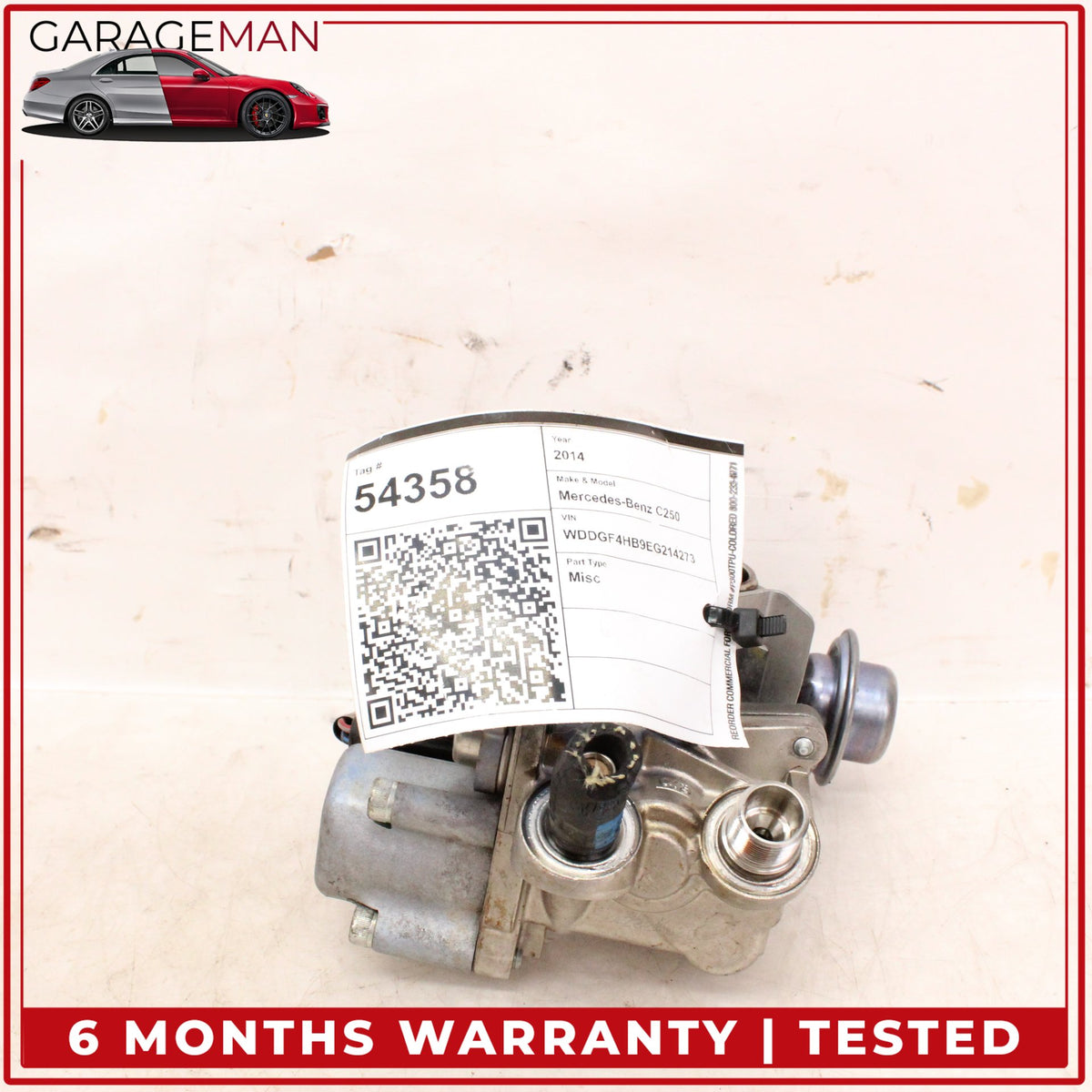 2012-2015 Mercedes W204 C250 SLK250 High Pressure Fuel Pump 2710703701 OEM