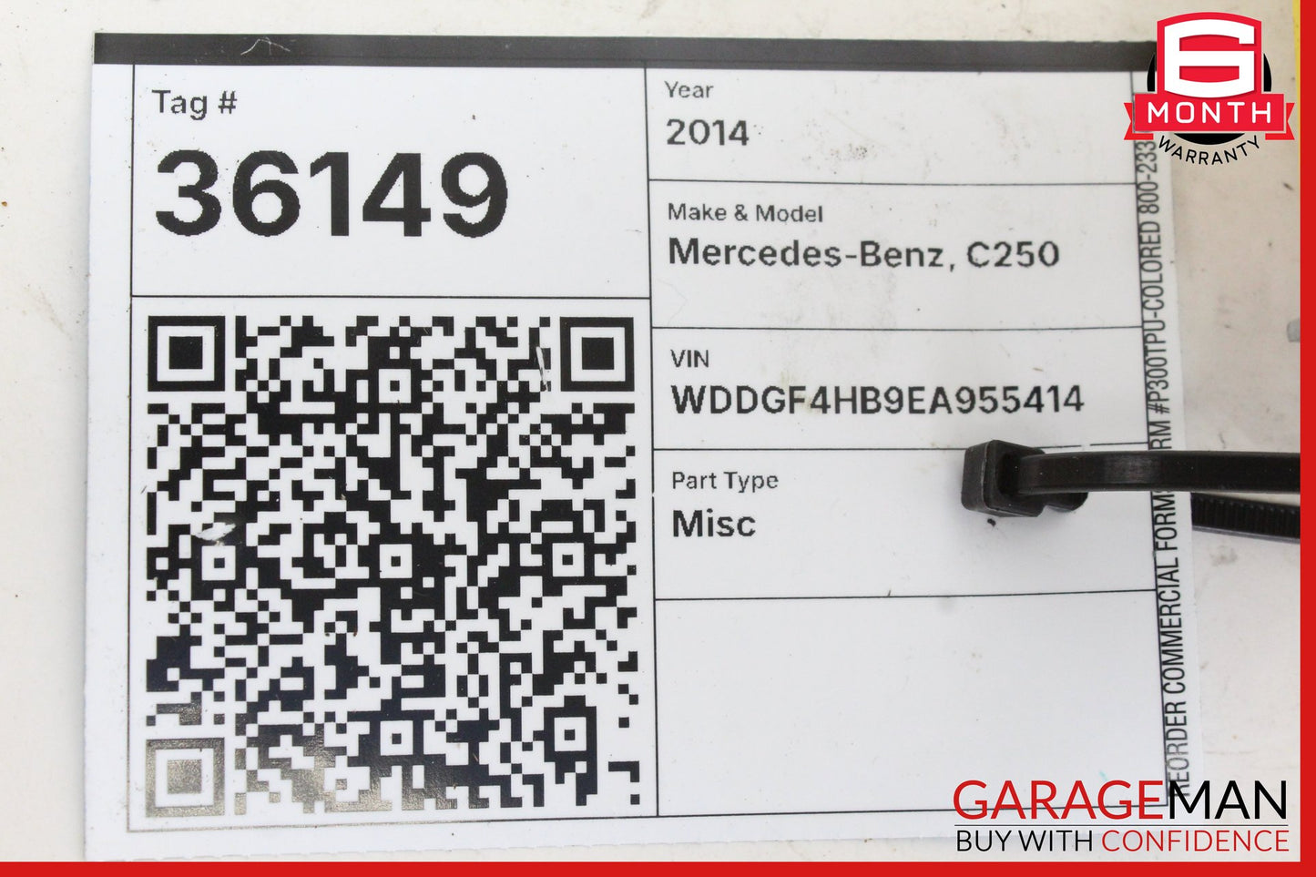 2008-2014 Mercedes W204 C250 SRS Airbag Air Bag Safety Control Module Unit OEM