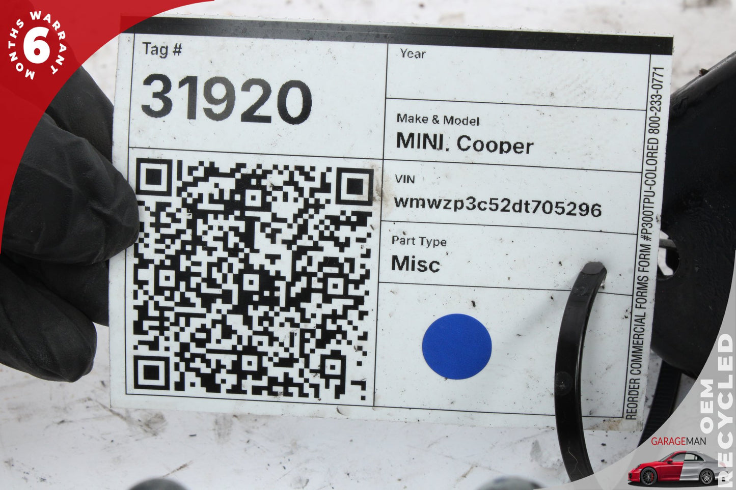 2007-2015 Mini Cooper R56 Rear Left and Right Side Shock Strut Absorber Set OEM
