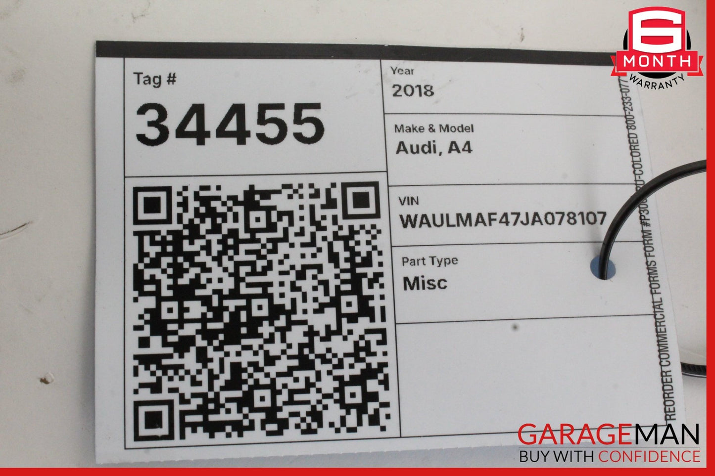 2017-2024 Audi A4 Sedan Trunk Lid Latch Lock Actuator 8W0827503 Genuine