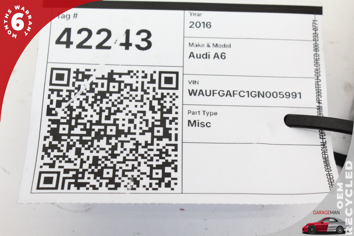 2016-2018 Audi A6 C7 Sedan Audio Amplifier AMP Bose 4G5035223B Genuine