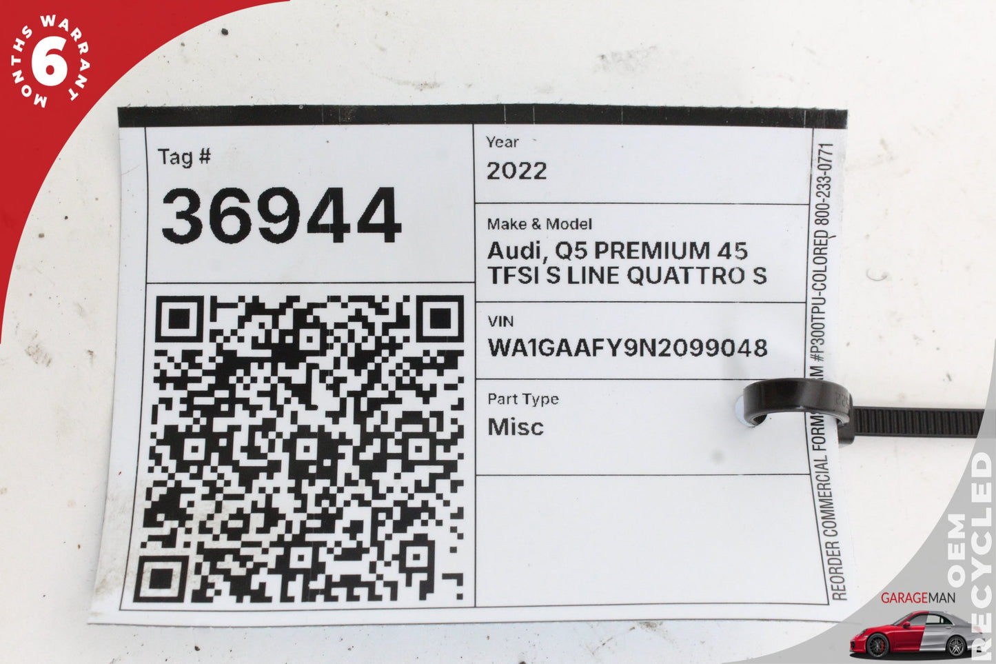 2018-2025 Audi Q5 SQ5 Body Comfort BCM Control Module Unit 4N0907064GP OEM