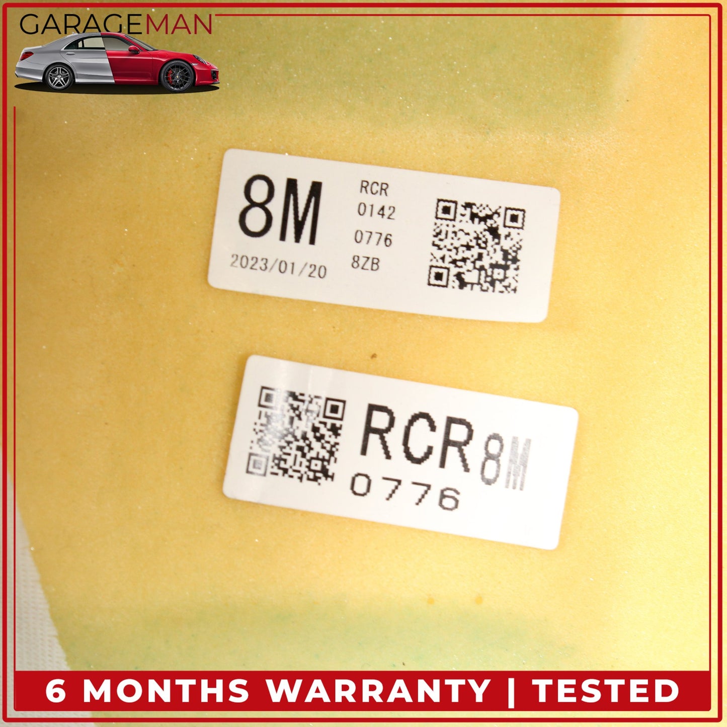 2022-2025 Subaru BRZ Rear Left & Right Bottom Seat Cushion w/ Upper Backrest Set
