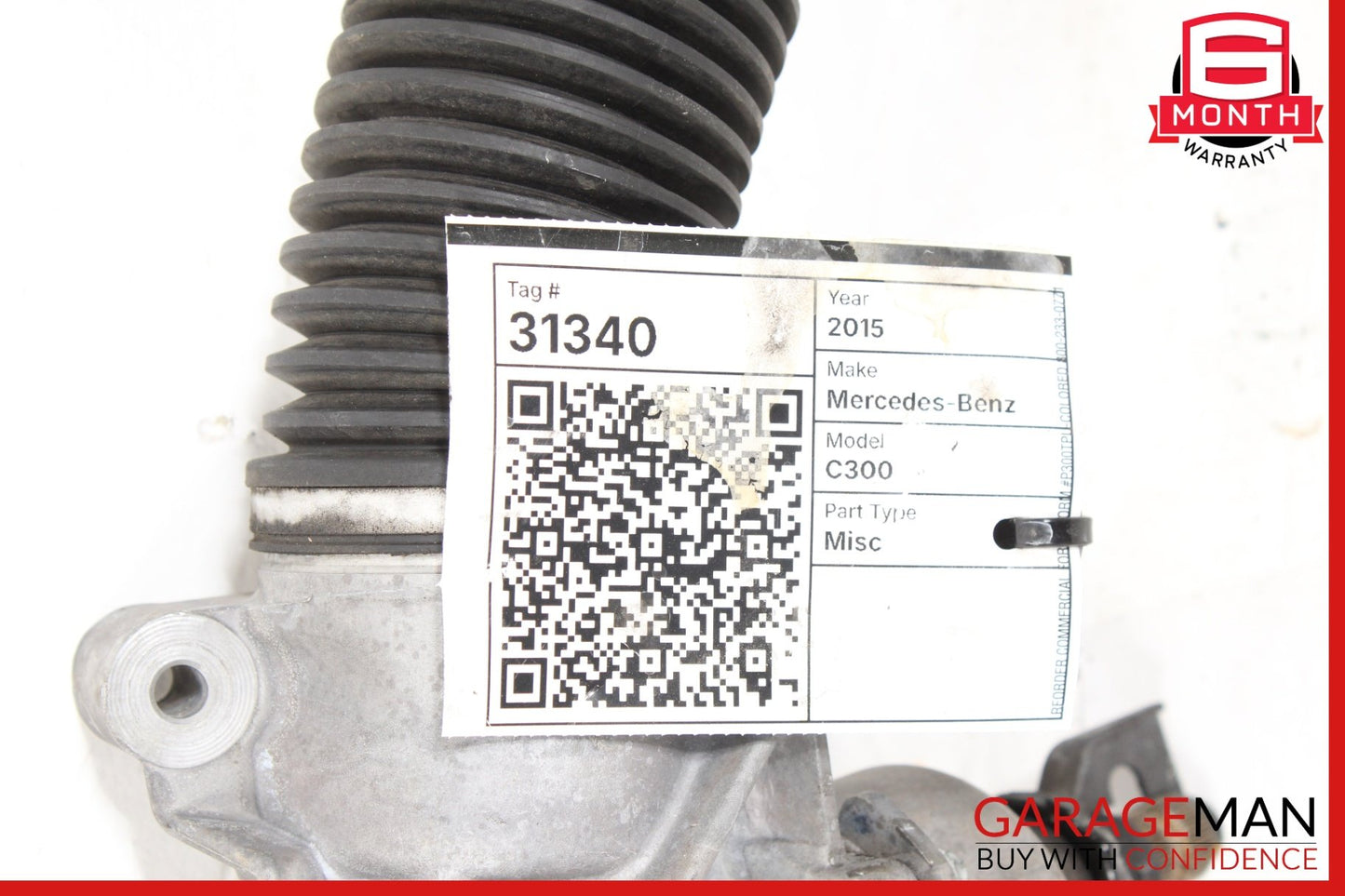 2015-2018 Mercedes-Benz C300 W205 Sedan Rack & Pinion Assembly 2054603201