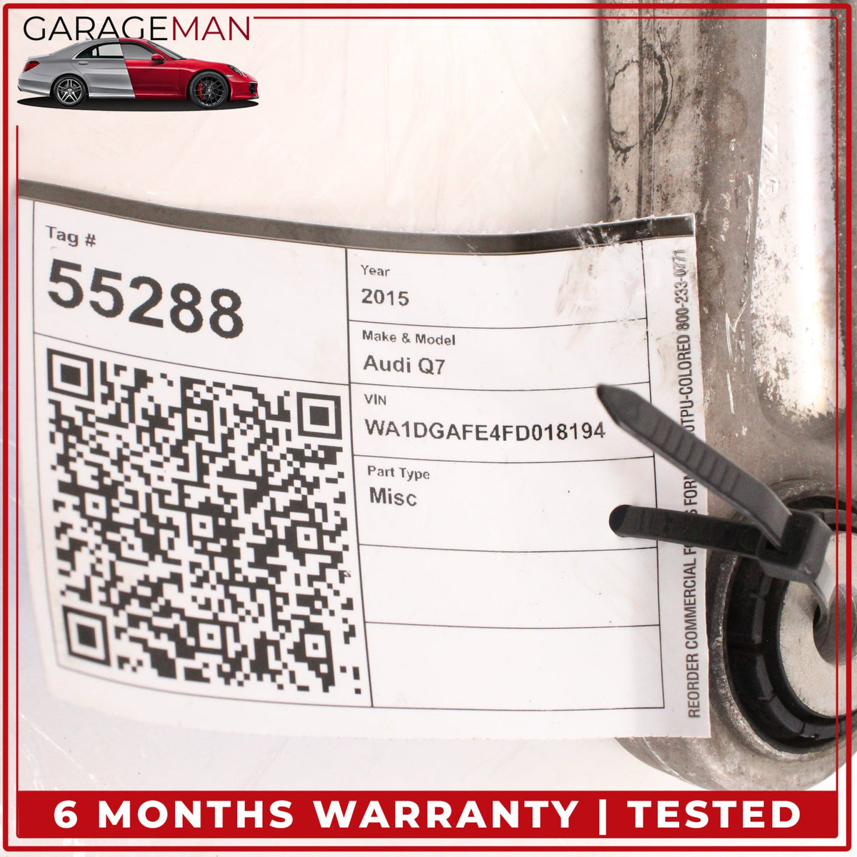 2007-2015 Audi Q7 Rear Right or Left Side Upper Rearward Control Arm OEM