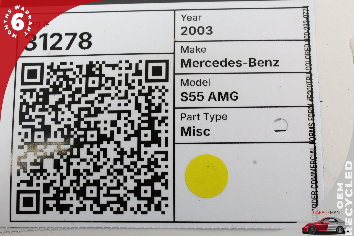 2003-2006 Mercedes W220 S55 CL55 AMG Engine Control Module ECU 1131532691 OEM