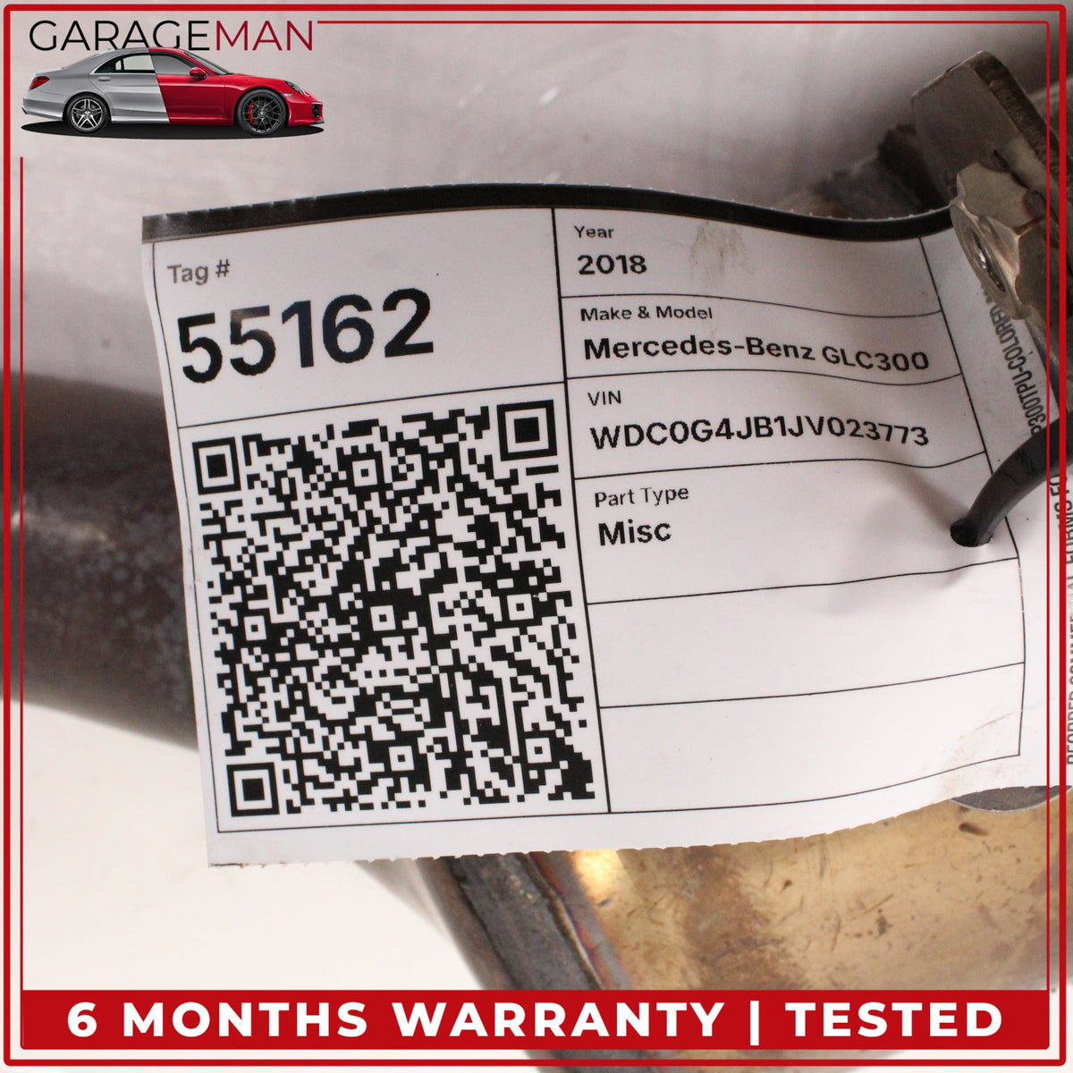 2015-2020 Mercedes X253 GLC300 C300 E300 Exhaust Downpipe 2054900156 OEM