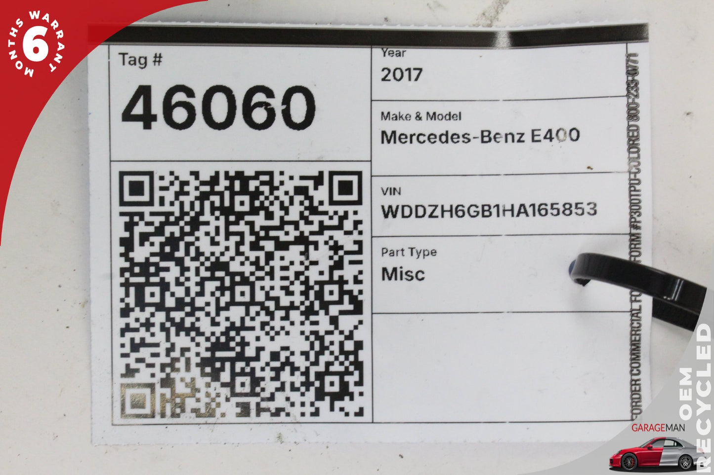 2017-2019 Mercedes-Benz E400 W213 Rear Right Seat Belt Retractor 2138602685 OEM