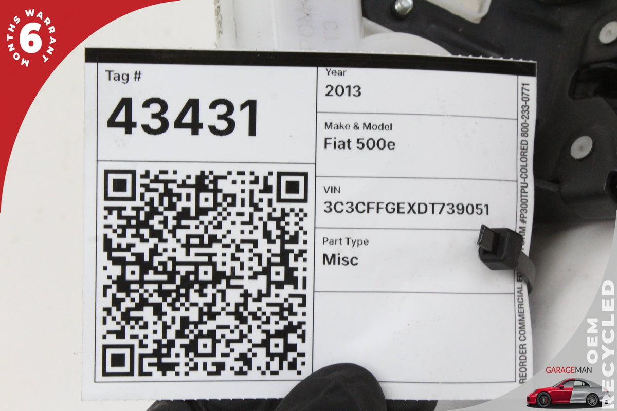 2012-2019 Fiat 500e Rear Trunk Latch Liftgate Lid Lock Actuator 68070071AD OEM