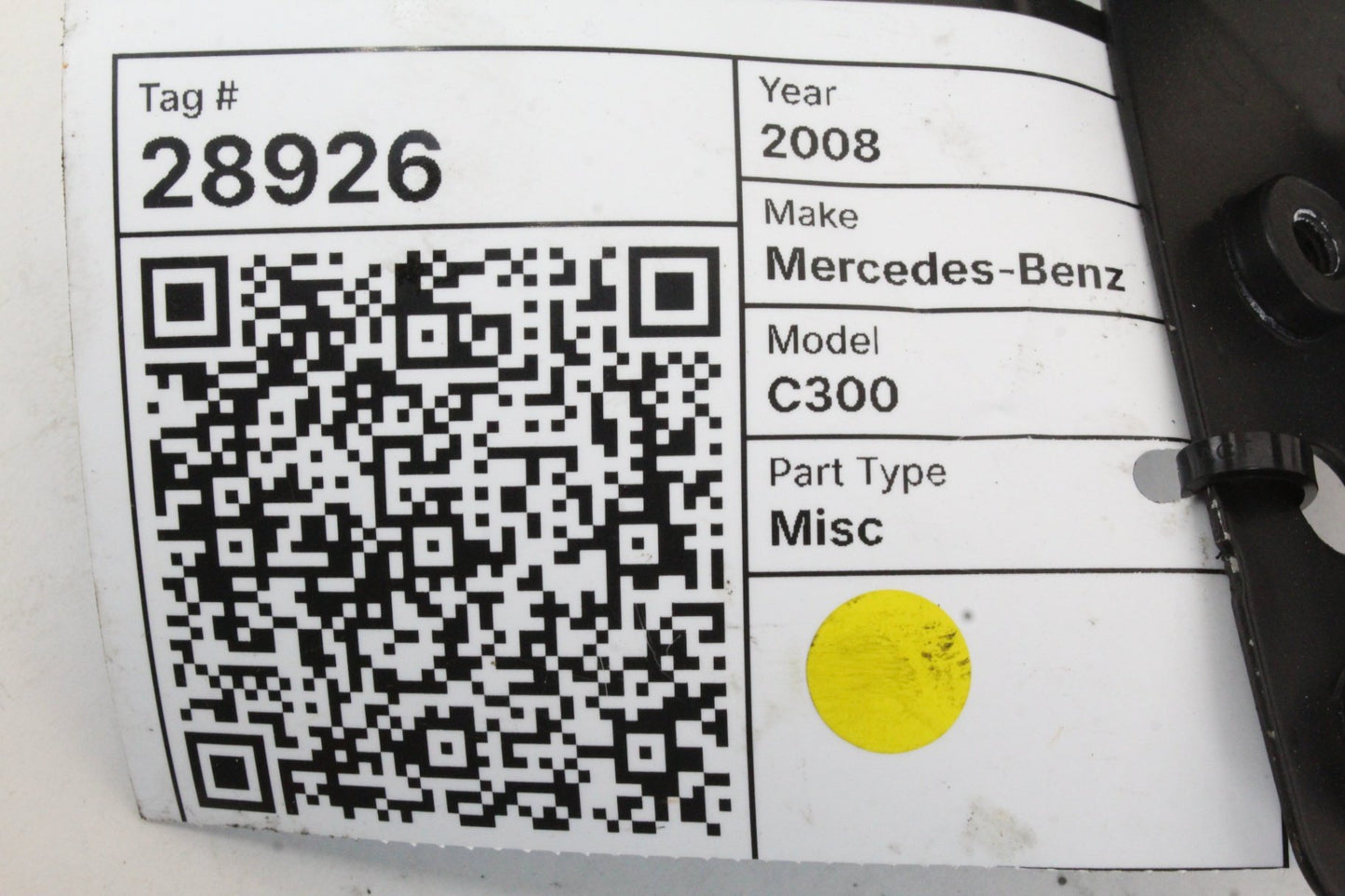 2008-2014 Mercedes-Benz C300 W204 Front Left Head Light Bracket 2046200191 OEM