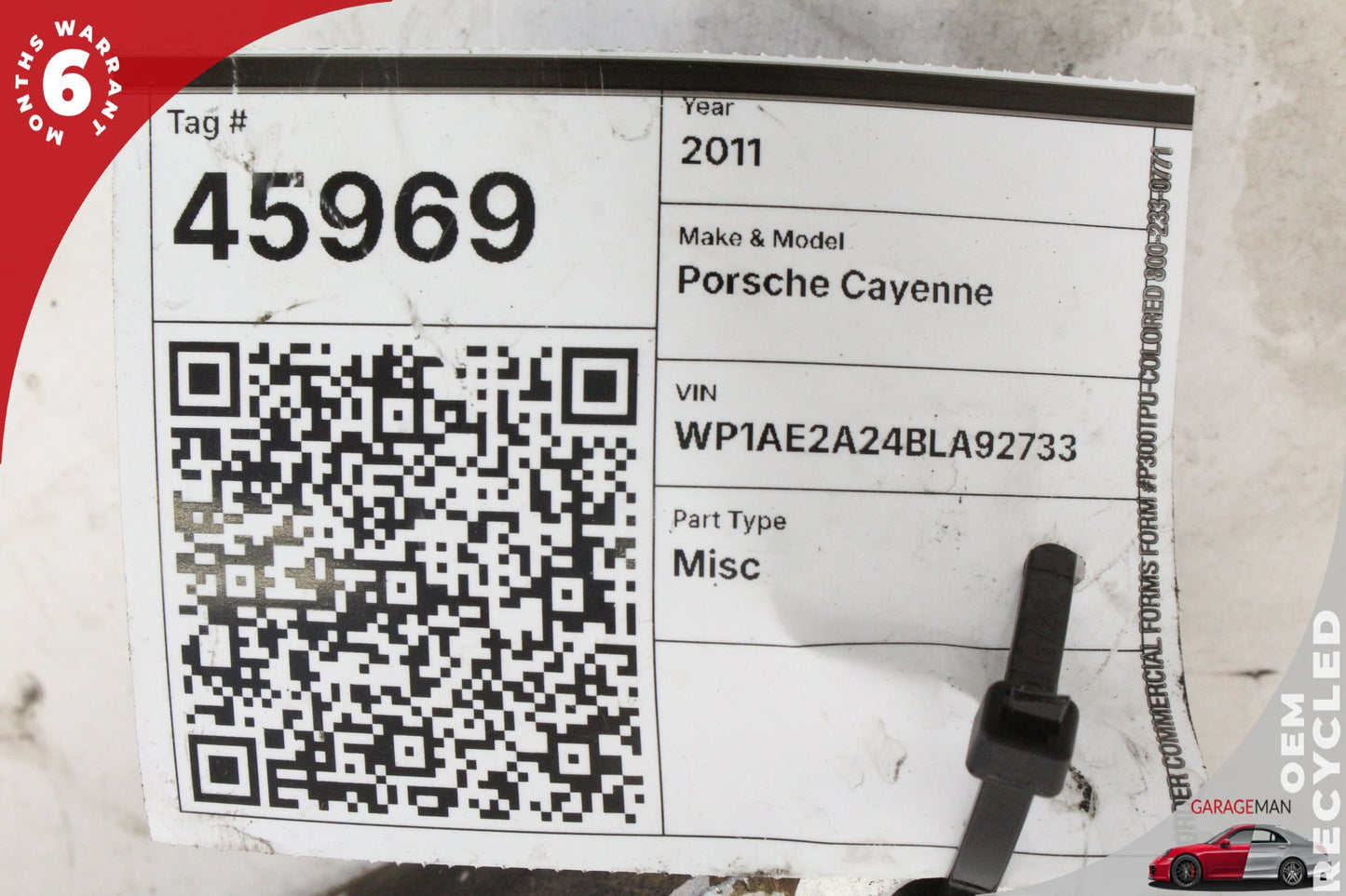 1997-2004 Porsche 911 Boxster 986 Rear Suspension Crossmember 99633126110 OEM