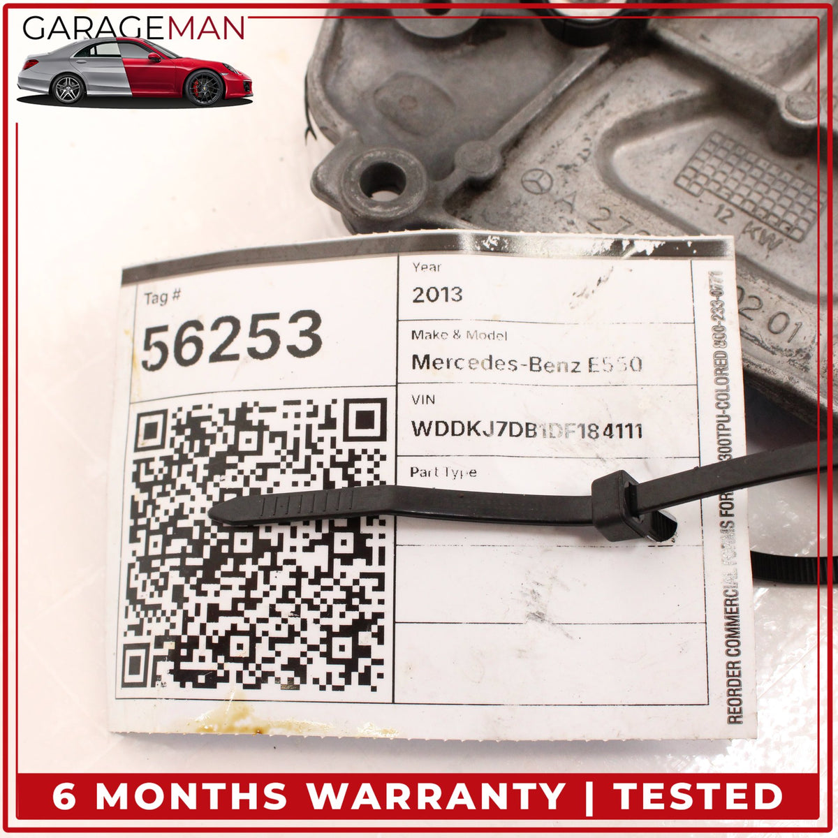 2012-2018 Mercedes C207 E550 S550 Engine Timing Chain Cover Plate 2760150201 OEM