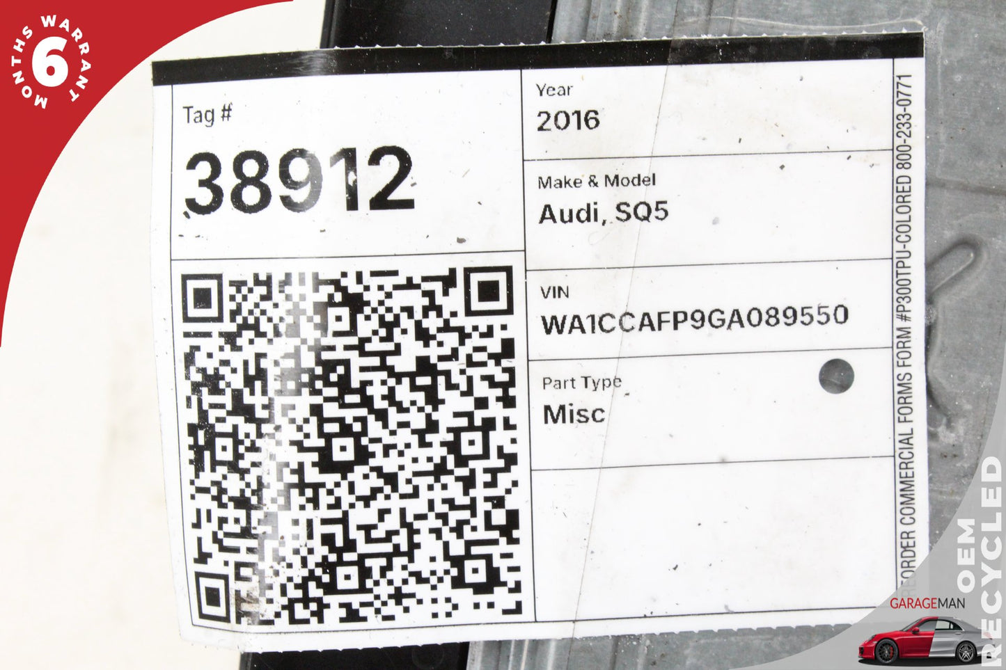 2017-2020 Audi Q5 A4 A5 Q7 2.0L Engine Computer Control Module 06L907425C OEM