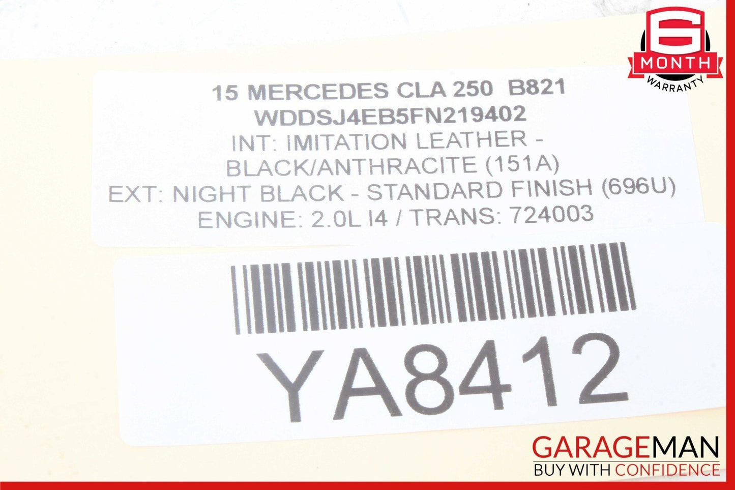14-20 Mercedes W117 CLA250 Dashboard Glove Box Storage Compartment w/ Airbag OEM
