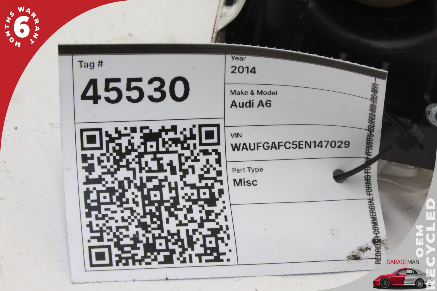 2012-2018 Audi A6 Front Right Passenger Side Dash Airbag Air Bag 4G8880204D OEM