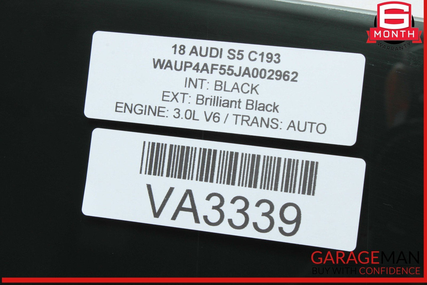 18-24 Audi S5 A5 RS5 Coupe Front Left Driver Side Door Window Glass OEM
