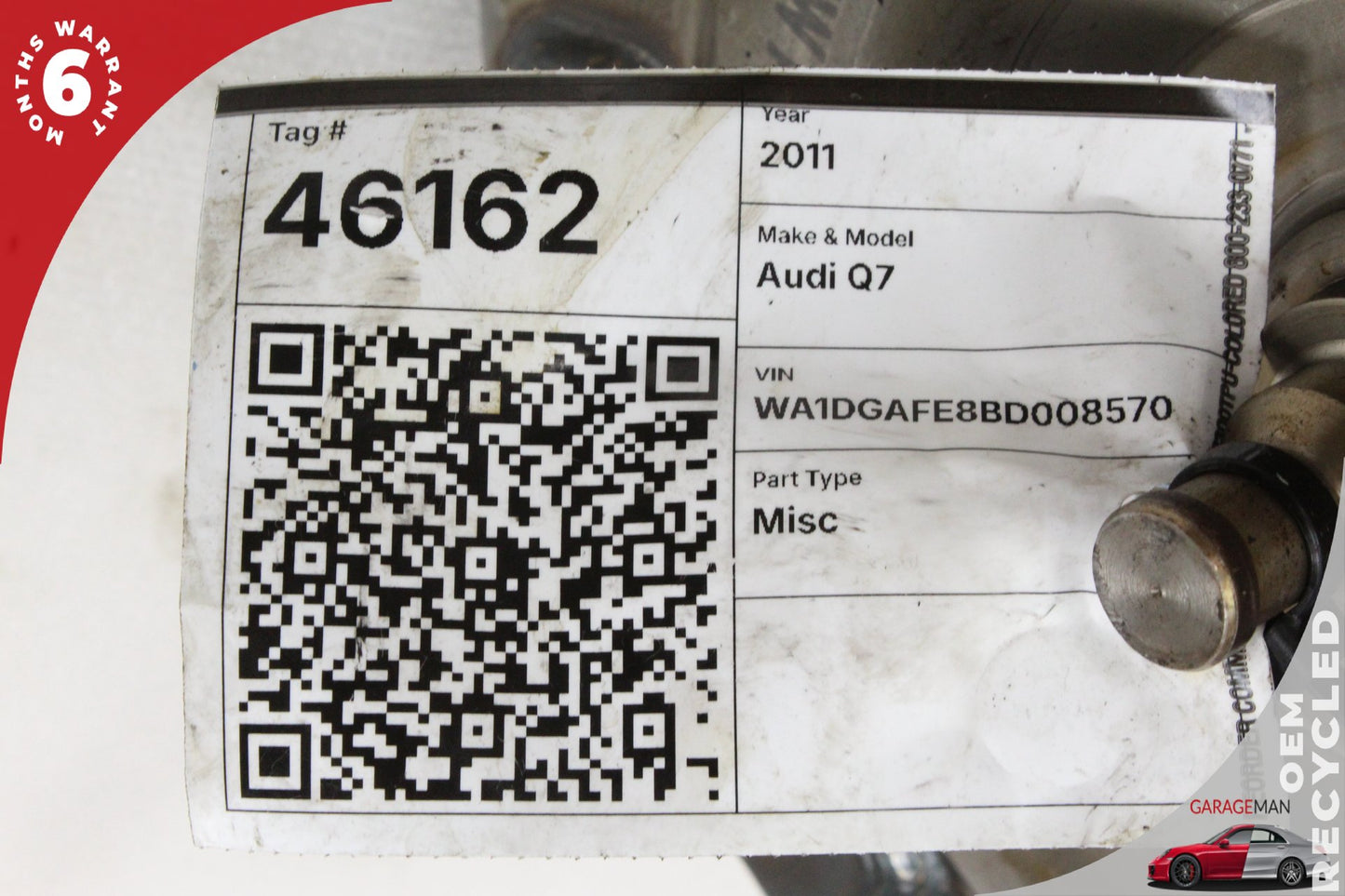2011-2015 Audi Q7 SUV Automatic Transmission Torque Converter 0C8323571J OEM