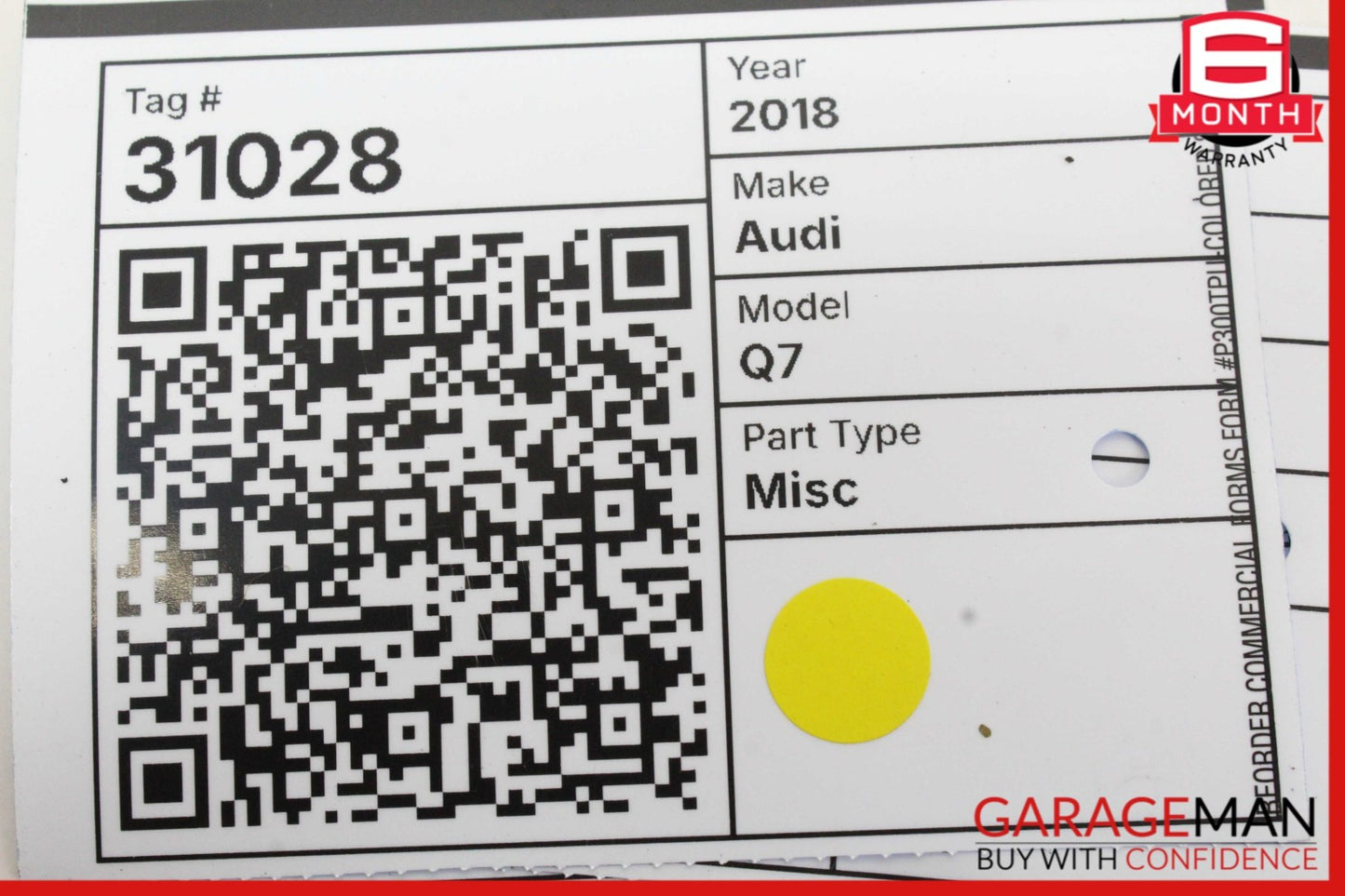 2017-2024 Audi Q7 SUV Rear Trunk Lock Latch 4M0827506D
