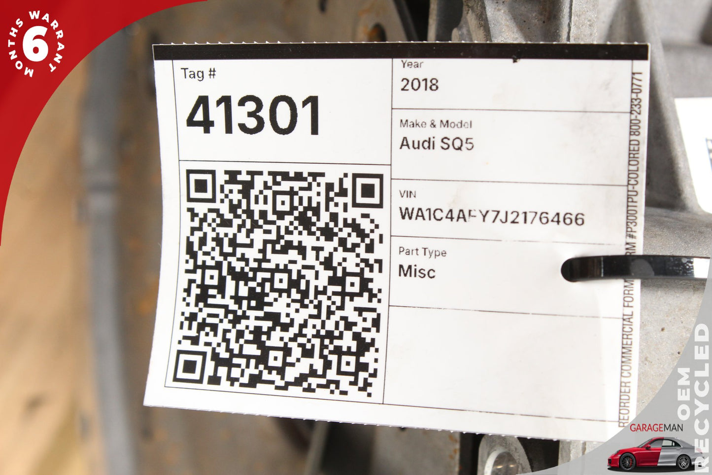 2018-2024 Audi SQ5 FY AWD 3.0L SUV Automatic Transmission 114 652 OEM