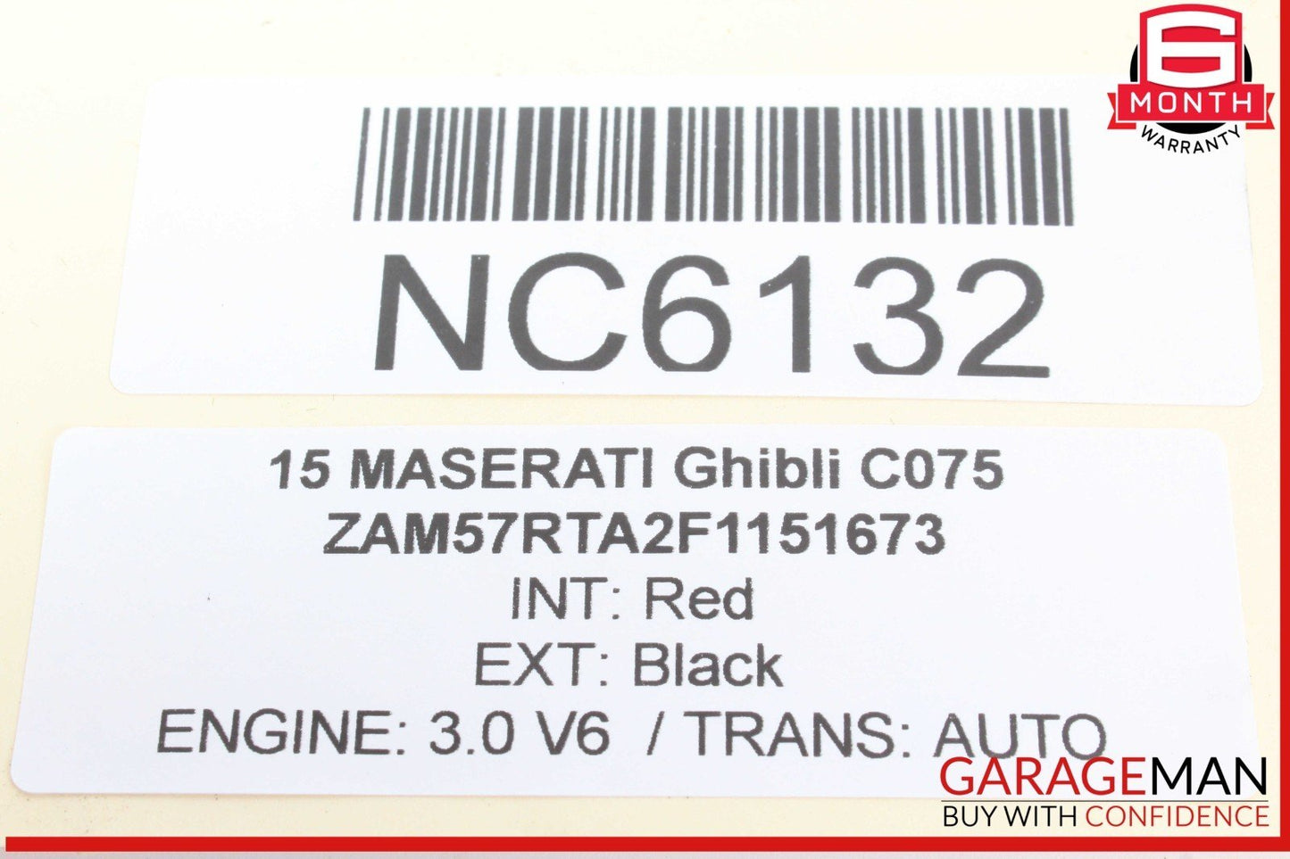 14-17 Maserati Ghibli Airbag Air Bag Control Module Unit 670007061 OEM
