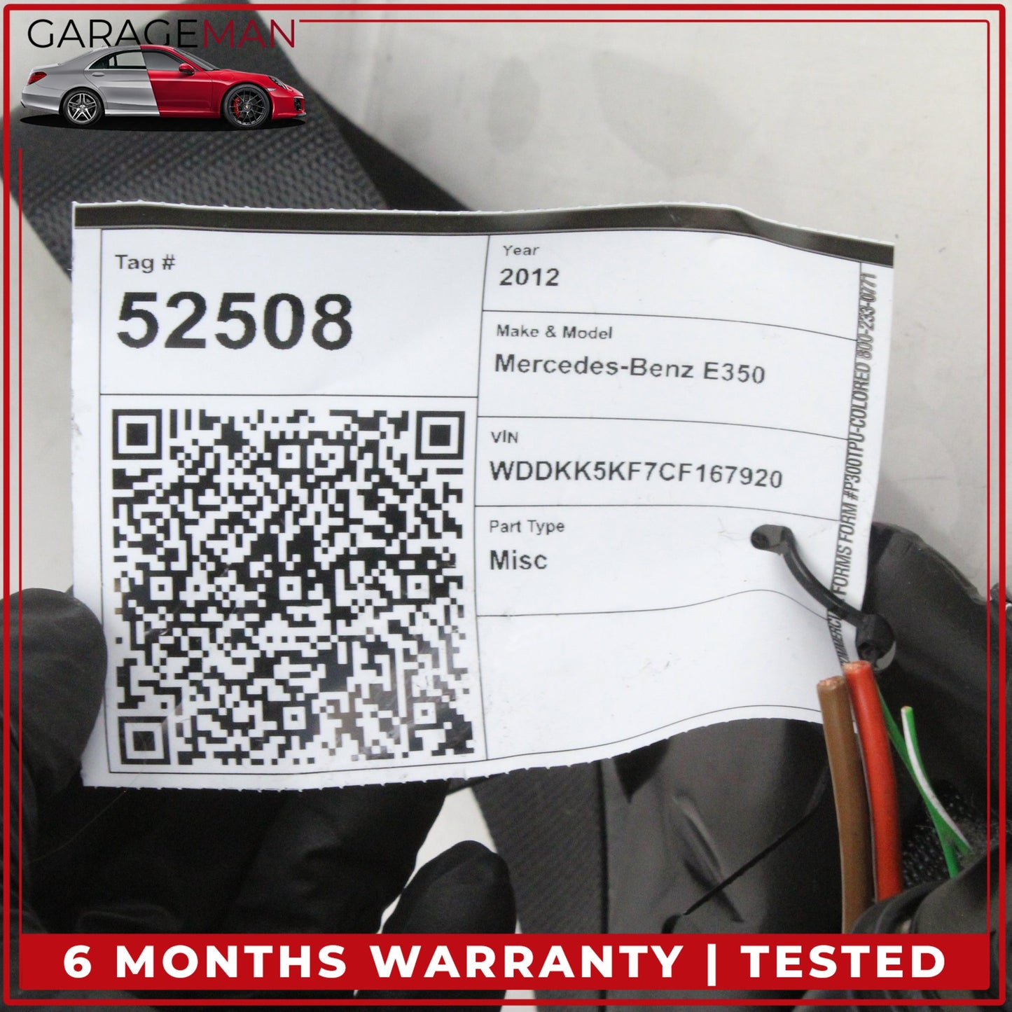 2010-2017 Mercedes W207 E350 E400 E500 Front Left Driver Side Seat Belt OEM
