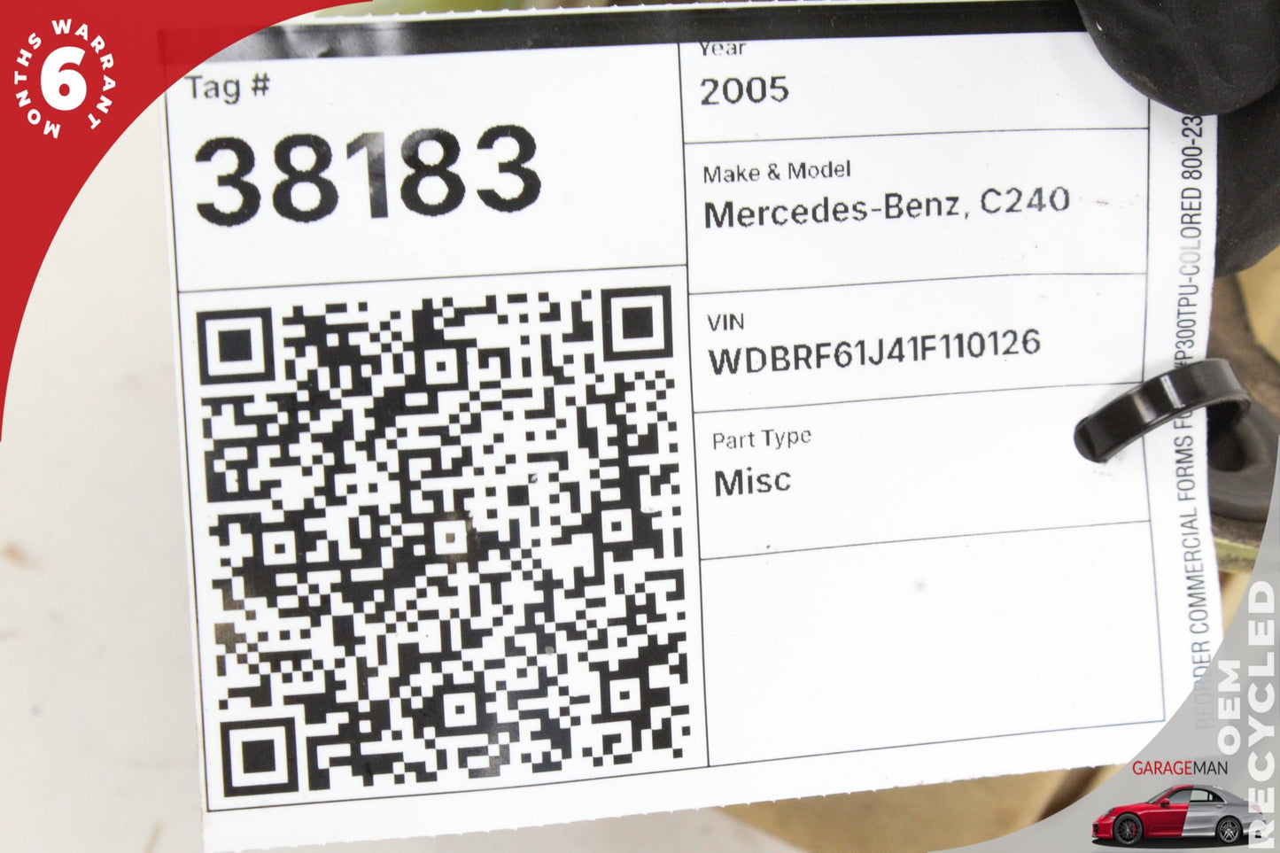 2001-2009 Mercedes W203 C240 Automatic Transmission Floor Gear Shifter OEM