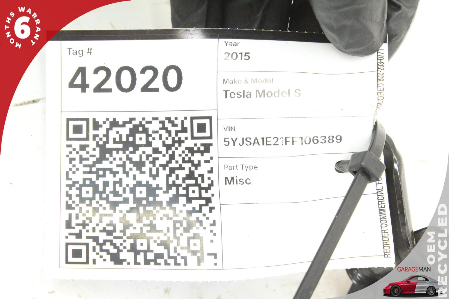 2012-2015 Tesla Model S 85D Battery Cooling Auxiliary Water Pump Motor OEM