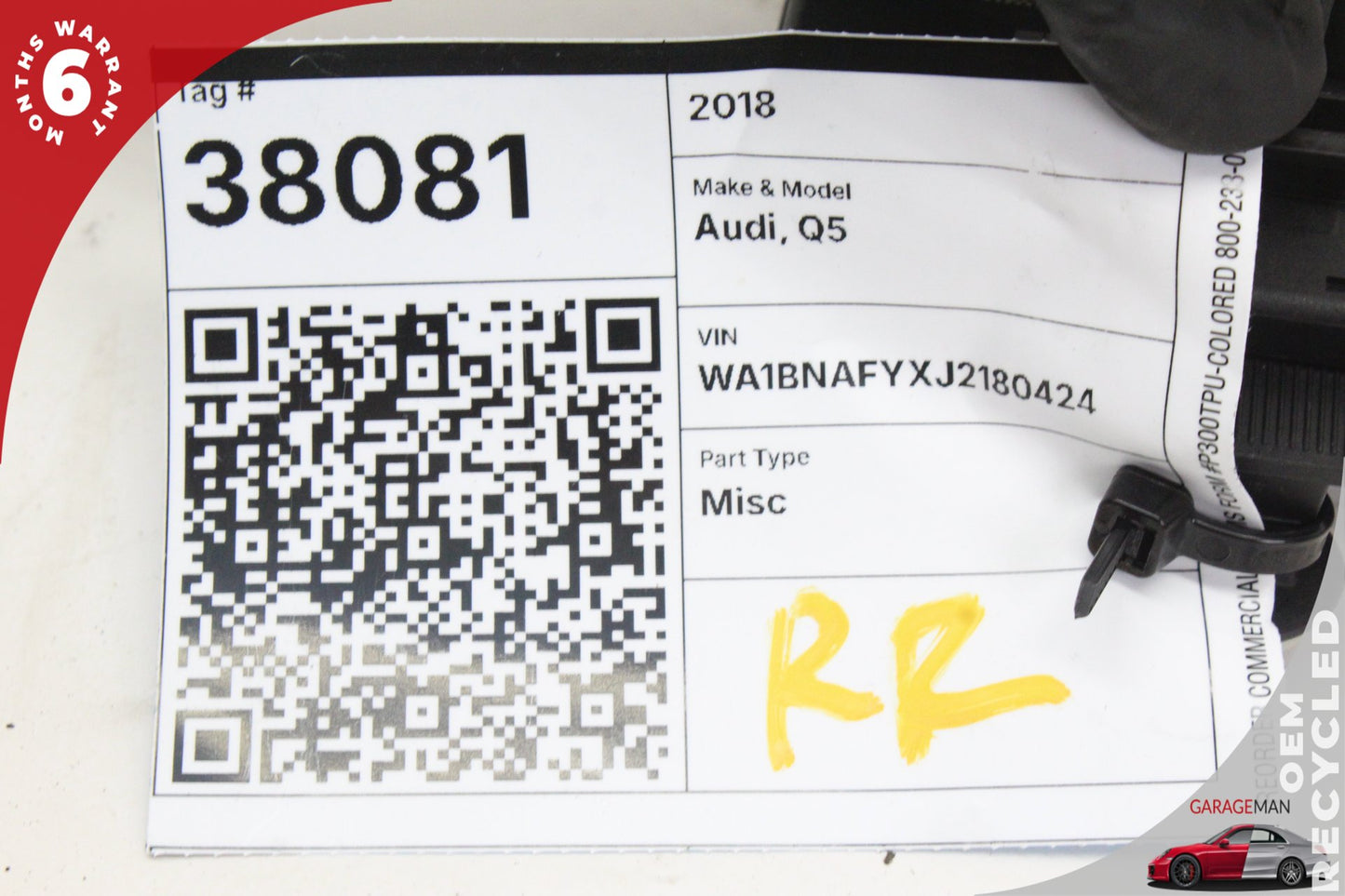 2018 Audi Q5 Rear Left/Right Door Control Module 4M1959795B Genuine OEM