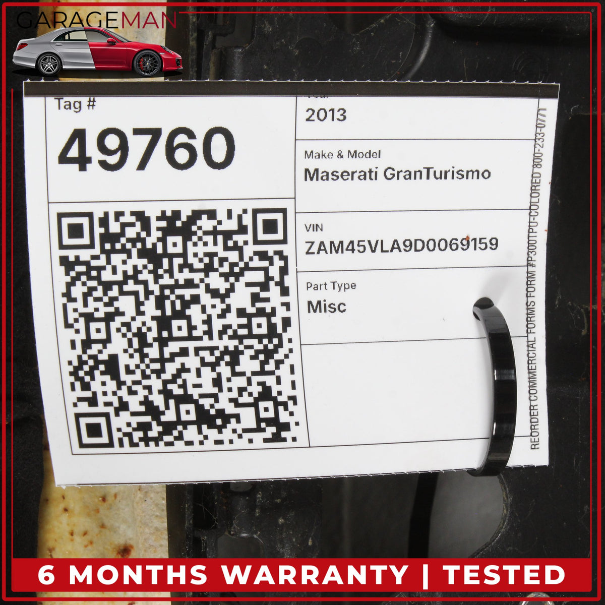 2008-2018 Maserati GranTurismo M145 Roof Headliner Trim w/ A B C Pillar Set OEM